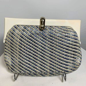 SMco Womens Clutch Purse Evening Bags Classic Blue